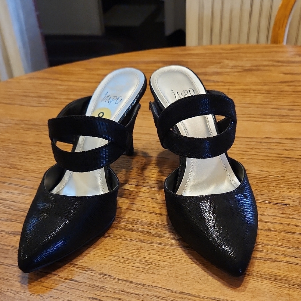 Impo Women's Black Heeled Sandals Size 9